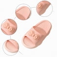 thumbnail image 5 of HCNTES Toddler Baby Slides Slipper Unisex Child Boys & Girls Slide Sandals for Kids Flip Flops Comfy Shower Slippers Beach Garden Shoes(Pink,13), 5 of 5
