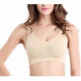 thumbnail image 3 of Women's 3 Pack Seamless Comfortable Sports Bra with Removable Pads, 3 of 5