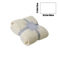 thumbnail image 3 of Clearance Under $5!Yyuenw Fleece Throw Blanket for Couch and Bed, 27x39 inches Summer Soft Fleece Throws, Fuzzy Waffle Textured Blanket, Cozy Warm Lightweight All Season Blanket Throw, 3 of 5