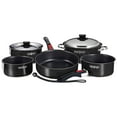 thumbnail image 1 of Magma 10 Pc Induction Cookware Set w/ Nonstick Enamel Finish, Black, 1 of 5