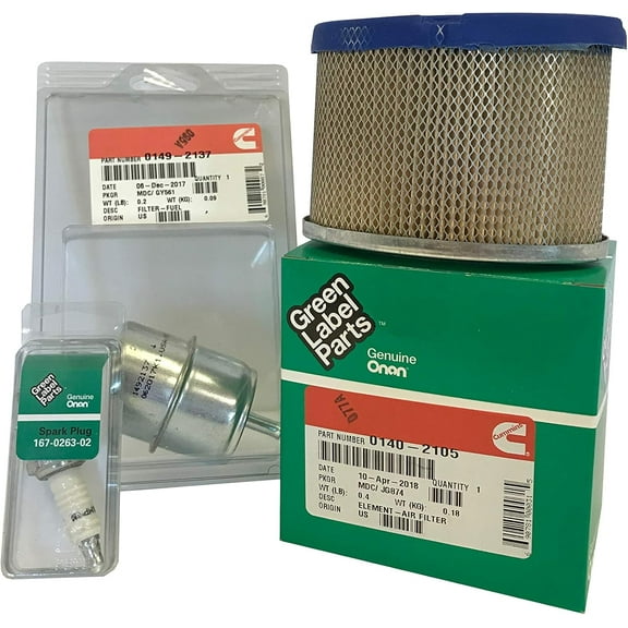 Onan Generator Tune Up Kit KV KVC KVD Generator /140-2105 A063N529 1697-0263-02