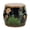 Black, variant on Drum Garden Stool for Indoor Outdoor, Classic Country Chinese-Style Hand-Painted Drum Stool for Living Room, Balcony,Patio