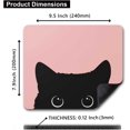 thumbnail image 2 of Cute Kitten Mouse Pad, Cat Mouse Pad for Kids Girls, Pink Kawai Mouse Pad, Anti-Slip Rubber Mousepad for Computer & Laptop, 9x8 inch, 2 of 6