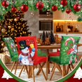 thumbnail image 2 of Touchbetter 6 Pcs Christmas Dining Chair Covers Removable Washable Stretch Slipcovers for Xmas Restaurant Farmhouse Kitchen Hotel Decor Supplies(Santa Claus), 2 of 6