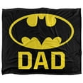 thumbnail image 2 of Batman Bat Dad Officially Licensed Silky Touch Super Soft Throw Blanket 50' x 60', 2 of 6