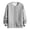 Grey, variant on Vedolay Mens Hoodies Plus Oversized Crew Neck Long Sleeve Pocket Sweatshirts Black,L