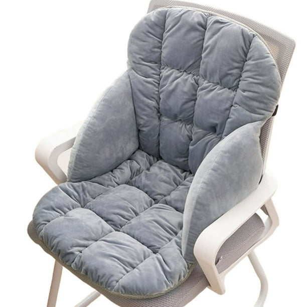 Cojín de asiento para silla de oficina | Confort cálido integrado, material aislante, soporte para la cintura, alivio lumbar acogedor, preparado para el invierno, diseño portátil, suave, encaja en