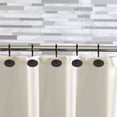 thumbnail image 4 of Juego de 12 ganchos para cortinas de ducha BINO, color negro mate, resistentes a la corrosión, 4 of 5