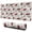 White Christmas Truck, variant on Long Mouse Pads for Desk,White Christmas Wreath Pattern Desk Mats on Top Of Desks, Desk Mouse Pad Extra Large with 3mm Non-Slip Base and Stitched Edge for Gaming,Office,Work,Home 31.5x11.8in