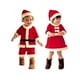 thumbnail image 4 of Conjunto de ropa roja de Papá Noel para niños y bebés, vestido rojo de fiesta, disfraz navideño, conjunto de Papá Noel, 4 of 5