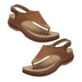 thumbnail image 1 of Sandalias clásicas Zapatos casuales de mujer Zapatos de ocio de moda Regalo para amigos Familia (Marrón 11), 1 of 9