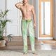 thumbnail image 2 of Balery Green And Gold Abstract Marble Pantalones de pijama para hombre, pijama ultraligero, pantalón de descanso-Large, 2 of 6