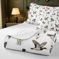 thumbnail image 4 of Manfei Aquatic Bird Pattern Quilt Full,Farmhouse Cabin Full Bedspread Sets,3pcs,1 Coverlet and 2 Pillowcases, 4 of 7