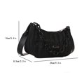 thumbnail image 3 of Bolsa Mujeres bordado hilo femenino embrague cadena decoración Hobo (negro) Ehuebsd Para Estrenar, 3 of 9
