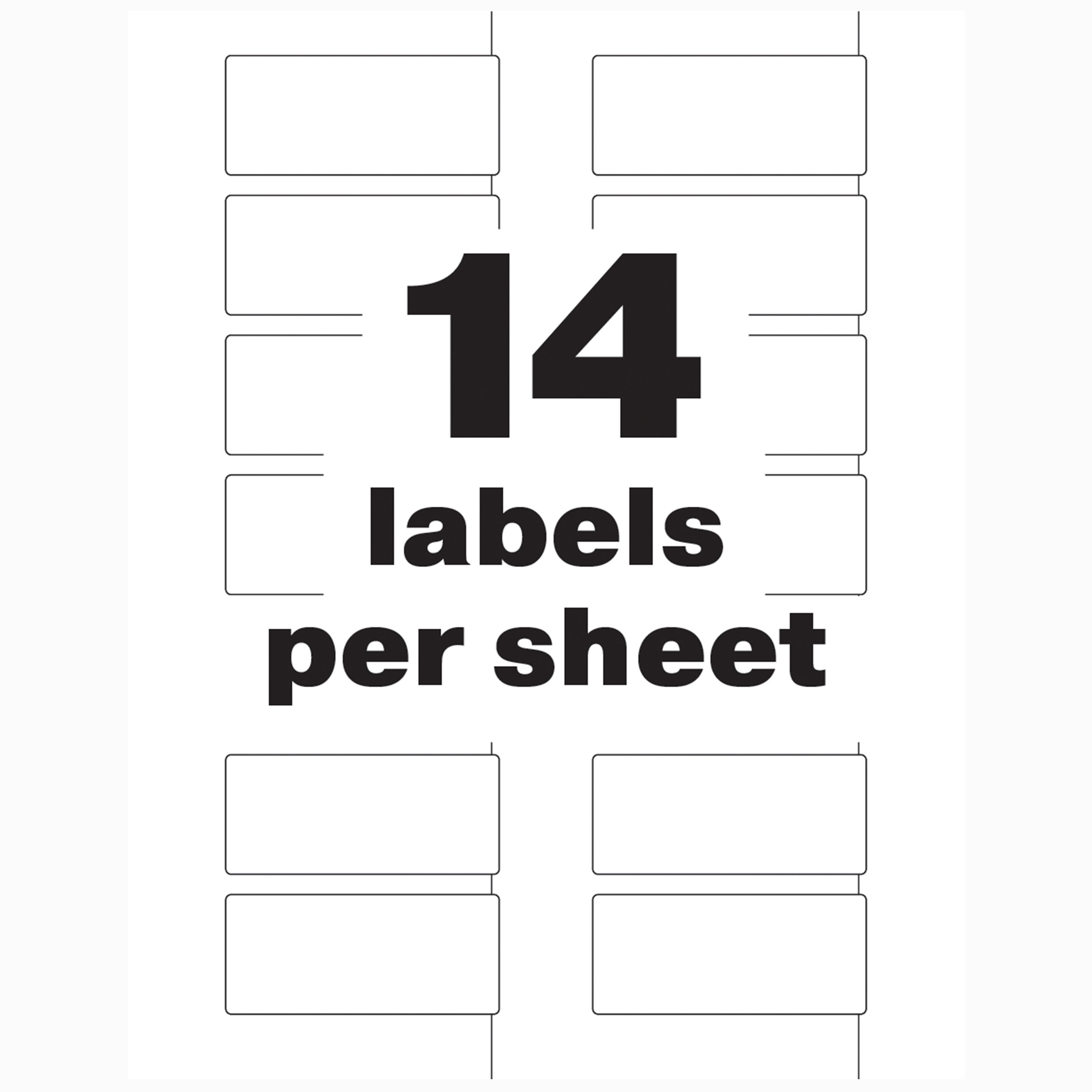Avery PermaTrack Tamper-Evident Asset Tag Labels, 1-1/4" x 2-3/4", 112 Asset Tags (60536)