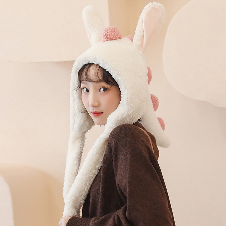 fluffy rabbit hat
