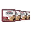 SlimFast Keto Meal Replacement Bar, Whipped Peanut Butter Chocolate, 5 Count Box, Pack of 4