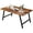 Rustic Brown+small Size, variant on Rectangular Folding Coffee Table - Modern Space-Saving Foldable Coffee Table for Living Room, Durable and Lightweight Design, Easy to Assemble, Perfect for Small Spaces