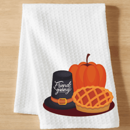 

Versatility Dish Towel Thanksgiving Kitchen Decor White 16x24 Friendsgiving
