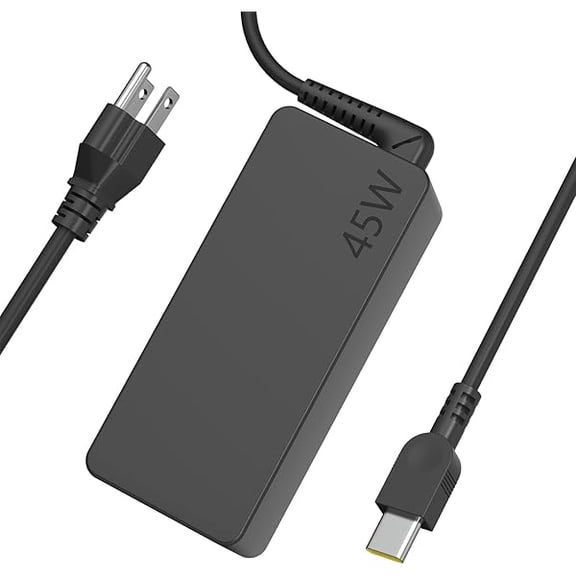 can 45W USB Type C AC Adapter Compatible wiht Lenovo Chromebook C330 300e 100e 500e N23 Yoga, Lenovo ThinkPad T480 T480s T580 2nd Gen MTK AST Type-C 20V 2.25A 45Watt Laptop Power Charger