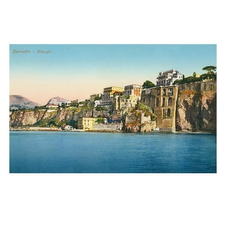 Sorrento Bay, Italy Print Wall Art (Best Souvenirs From Sorrento Italy)