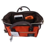 Anello Official Neon Orange / Brown Japan Fashion Shoulder Top-Handle Satchels Cross-Body Bag AT-H0851-OD