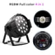 thumbnail image 3 of Luz LED de escenario con zoom de aluminio de 18 x 12 W/18 x 18 W RGBWA UV 6 en 1, luz LED Par, control DMX512, iluminación de escenario para DJ, discotecas, bodas y fiestas, 3 of 5