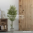 thumbnail image 3 of Maia Shop 5ft Artificial Olive Tree, Fake Plants for Home Decor, 3 of 11