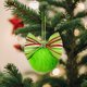 thumbnail image 5 of Adornos Navideños Peludos para Árbol, Verdes, Colgantes, 6 Cm, 5 of 7