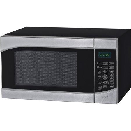 Avanti, AVAMT9K3S, MT9K3S 0.9 Cubic Foot Microwave Oven, Stainless Steel,Black