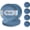 Blue, variant on Homienly 9-Inch Multi-Color Wheat Straw Salad Plates, 8-Piece Set - Unbreakable, Microwave & Dishwasher Safe, Reusable for Kitchen, Camping, RV