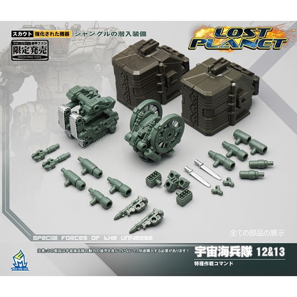 MFT Waruda Power Suit DA23 DA24 DA26AB Transformer Diaclone Mech Solider Lost Planet figura de acción modelo de juguete de colección Fivean unisex