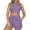 00 # Purple, variant on REORIAFEE Women's Casual 2 Piece Outfits Lounge Suit Gym Set Women's Fashion Shorts Two Piece Sleeveless Casual Suit Green L