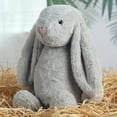 thumbnail image 2 of Kiewfjdk Soft Easter Bunny Plush Toy - Cute Stuffed Rabbit Animal | Fluffy Long-Ear Bunny for Kids, Bunny Stuffed Animal, Easter Decor & Nursery | Gray Colors (Perfect for Mother's Day Gifts), 2 of 9