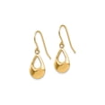 thumbnail image 2 of Gem & Harmony 14K Yellow Gold Polished Teardrop Dangle Earrings for Women, 2 of 5