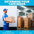 thumbnail image 4 of czcpp-Packing Tape with Dispenser, 2.7mil Thick, 1.88" x 55yd Storage Packaging Tape 12 Rolls Heavy Duty Tape Refills Clear Adhesive Box Tape Long Lasting for Sealing, Moving, Shipping, 4 of 4