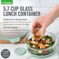 thumbnail image 2 of Prokeeper+ 5.8 Cup Glass Food Storage Container with Silicone Base, Designed to Help with Pantry Storage and Everyday Organization, 2 of 9