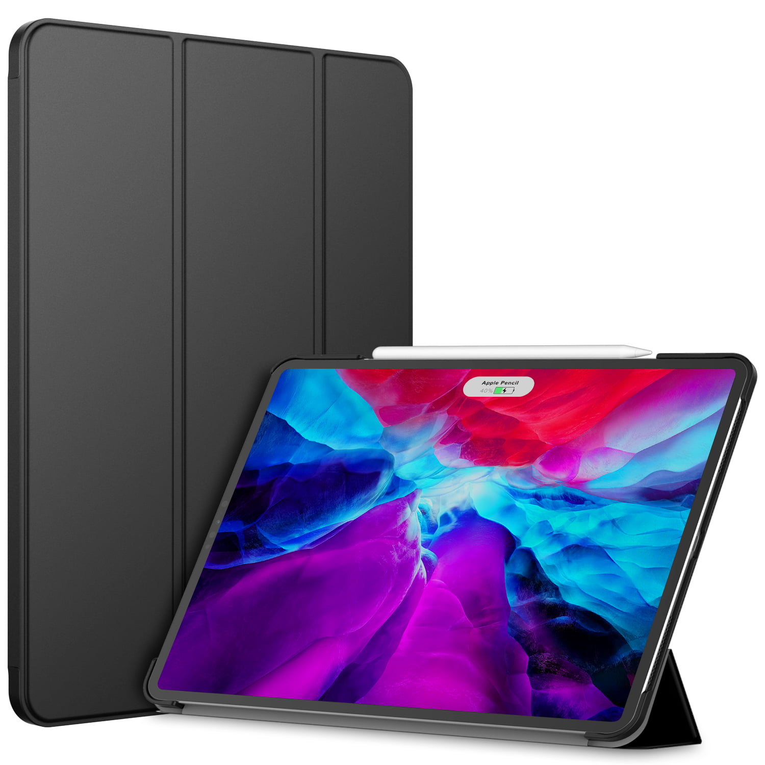 Case for iPad Pro 12.9 Inch (4th Generation, 2020 Model), Compatible