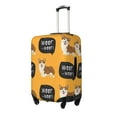 thumbnail image 2 of Easygdp Corgi Print Elastic and Washable Suitcase Protective Cover with Hidden Zipper Fits 18-32 inch Luggage -Medium, 2 of 9