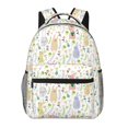 thumbnail image 1 of Balery Flower Rabbit Mochila Escolar Impresa, Mochila Ligera para Viajes Casual, Mochila Duradera y Cómoda Multifuncional, Mochila para Laptop-One Size, 1 of 5