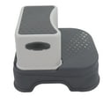 thumbnail image 4 of 2 Step Stool, Height Adjustable Quick Disassembly 2 Layer Detachable Double Antiskid Kids Step Stool  For Kids For Bathroom Grey White, 4 of 8