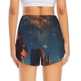 thumbnail image 2 of Lsque Cowboy Boots Under Starry Sky Printed Women's Running Shorts with Liner Pockets,Elastic Quick Dry Workout Athletic Gym Yoga Shorts,Womens High Waist Shorts-Small, 2 of 9