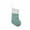 Mint Green, variant on hulanddfd 26 letters Stocking, Christmas Initial Letter Stockings Xmas Alphabet Decorations for Xmas Party Fireplace Family Hanging Stocking Decoration A