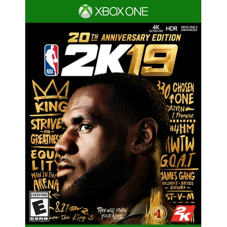 NBA 2K19 20th Anniversary Edition, 2K, Xbox One, (Best Team In Nba Jam Tournament Edition)