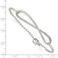 thumbnail image 3 of Auriga Fine Jewelry 925 Sterling Silver Zirconia Infinity Symbol Bracelet 7inch for Women, 3 of 5