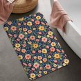 thumbnail image 2 of Pioneer Flower Floral Print Pattern Bathroom Rugs Mat, Non Slip Microfiber Bathroom Rug with Rubber Backing, Soft Mats for Bathroom Floor Tub Shower, 20"x32", 2 of 5