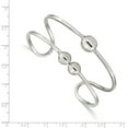 thumbnail image 2 of Sterling Silver White Bangle Bracelet, 2 of 5