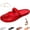 Red, variant on Jelly Mary Jane Mules for Women Tabi Flat Sandals Closed Toe | Round Split Toe Slip On Slides With Elastic Strap Casual Beach Summer Vacation Slippers