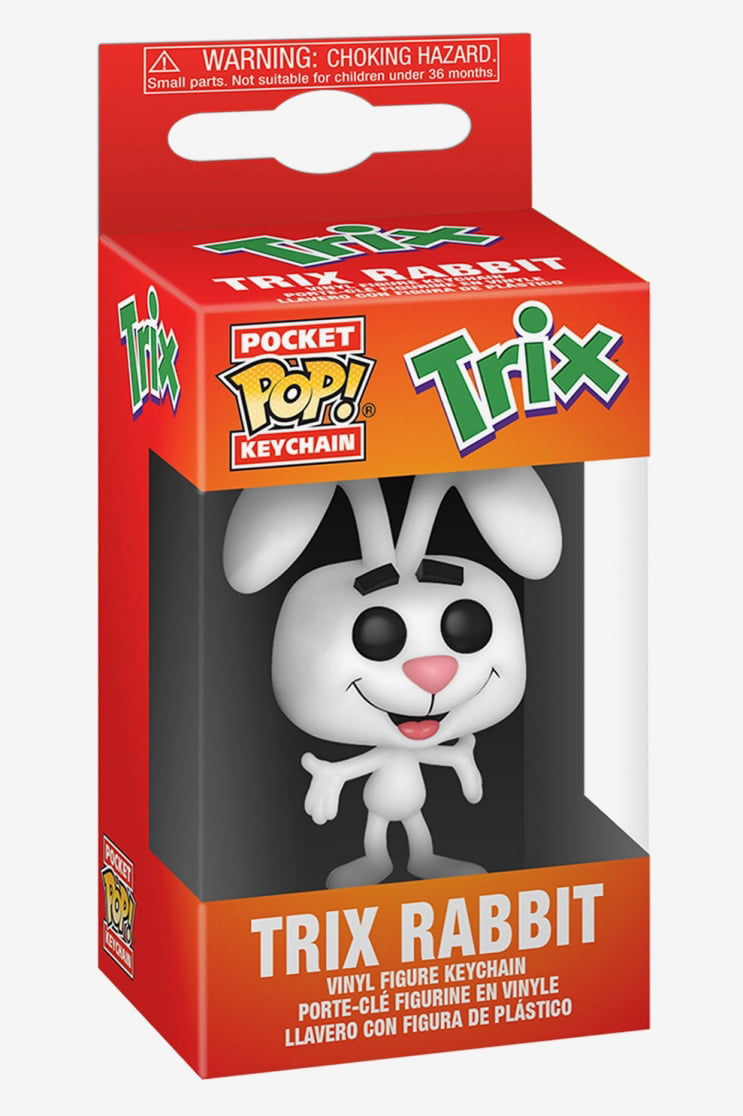 Keychain Trix Cereal Ad Icon Brand New! TRIX RABBIT Funko Pocket Pop 