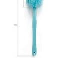 thumbnail image 3 of Loofah Sponge Back Scrubber - Men & Women Long Handled Exfoliating Bath & Shower Body Brush - Handheld Luffa Pouf on a Stick for Body, Face Washing - Spa Wash Lufa (Random Color), 3 of 8